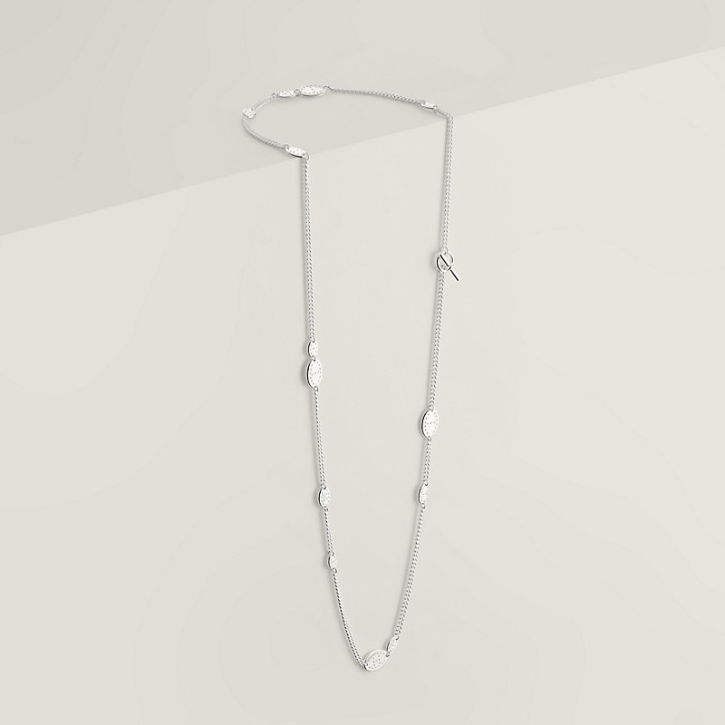 Point Sellier long necklace | Hermès USA